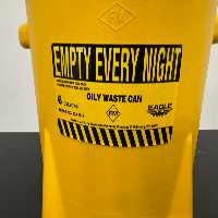 Lot Of Eagle 6 Gal. Oily Waste Cans image 3
